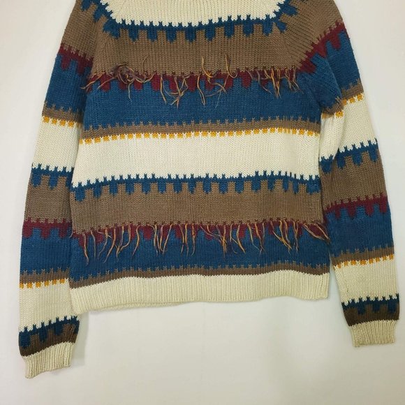 Vintage Expressly For Joyce Acrylic Striped Sweate - Picture 3 of 7